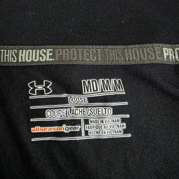 Under Armour AllSeasonGear Black 1/4 Zip Pullover M - Picture 4 of 6